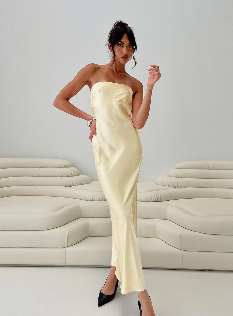 Haley Maxi Dress Yellow · photo 9