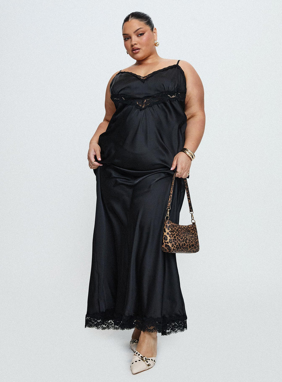 Jorjette Lace Maxi Dress Black · photo 6