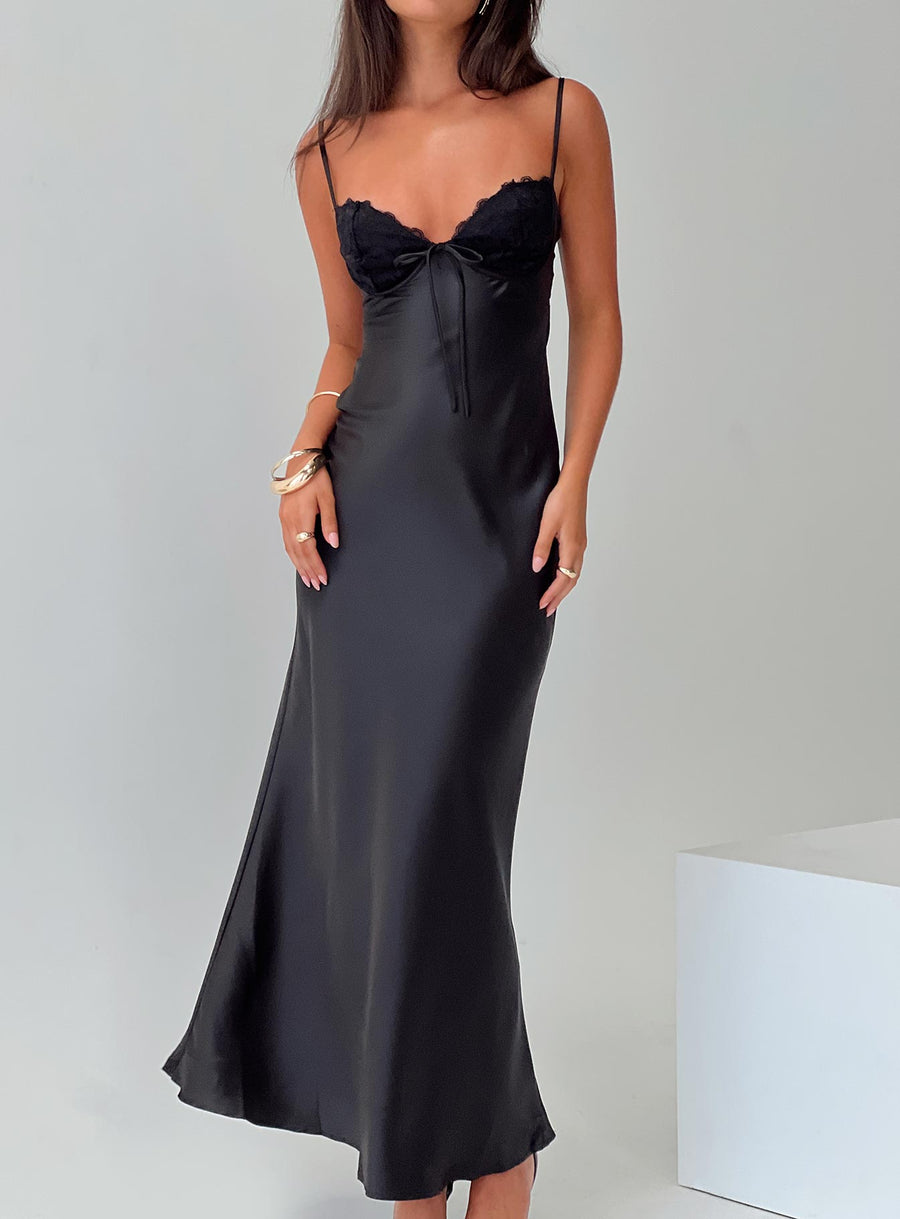 Fadyen Bias Cut Maxi Dress Black · photo 8