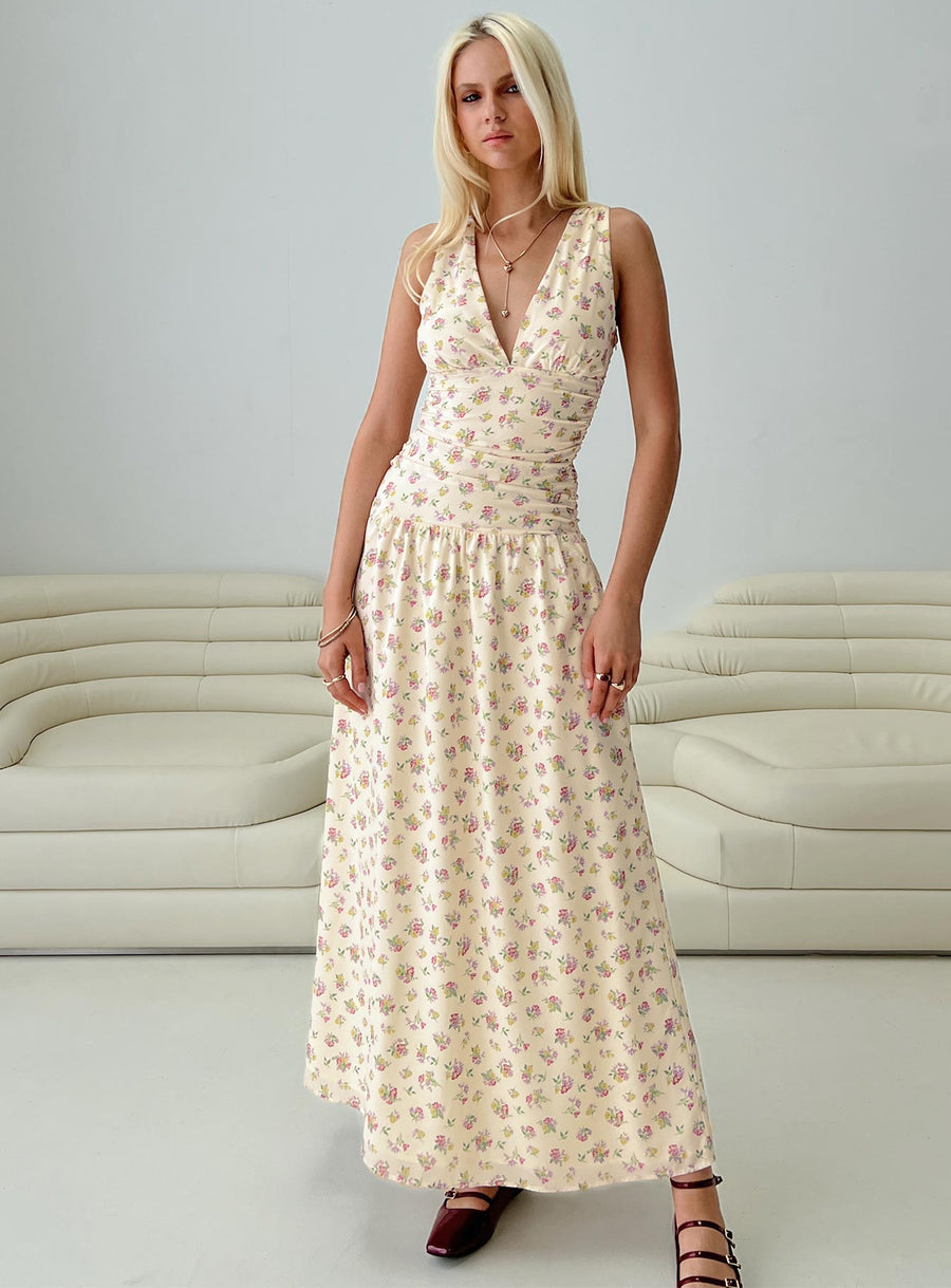 Esthie Maxi Dress Multi Floral · photo 1