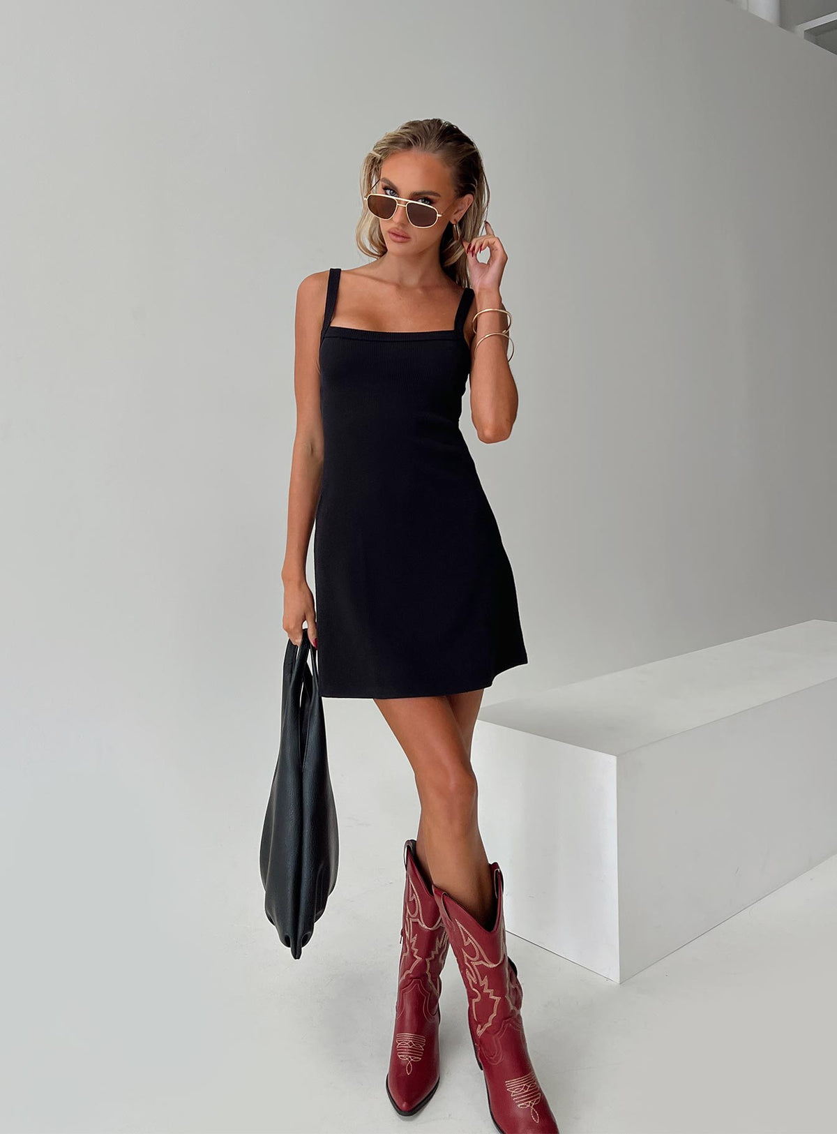 De Santis Mini Dress Black