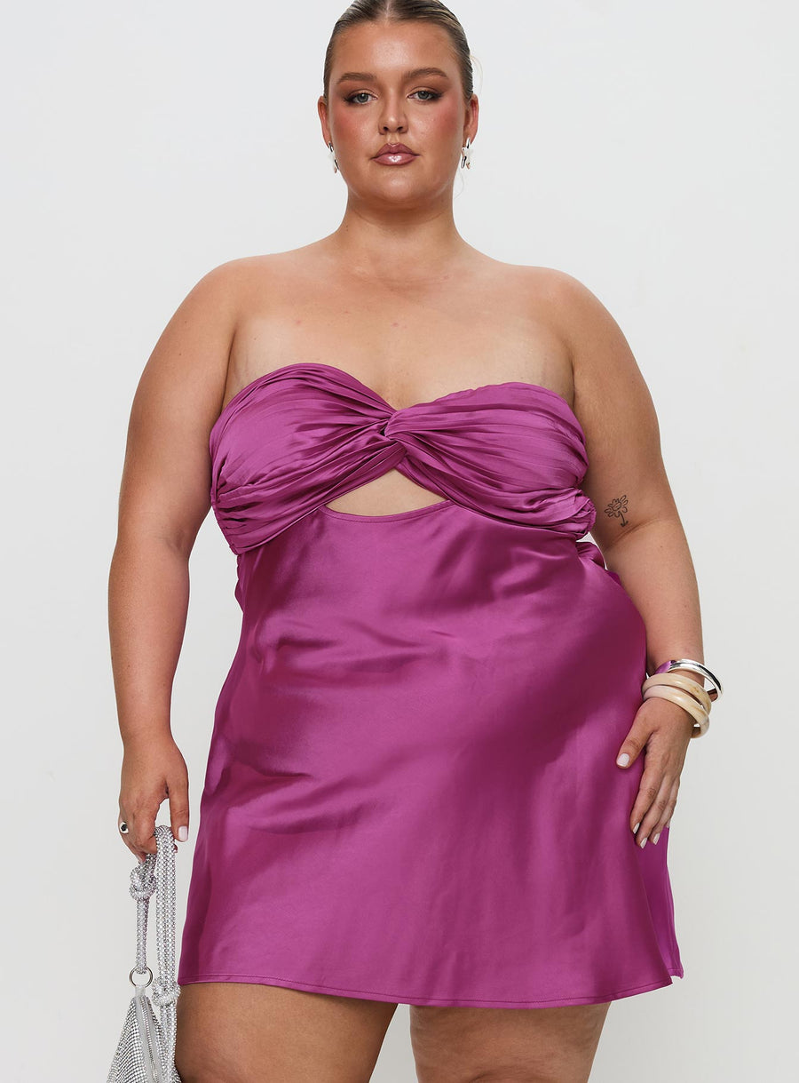 Faviola Mini Dress Purple Curve · photo 2