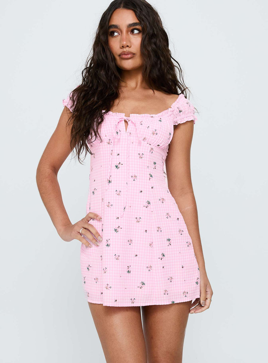 Freija Mini Dress Pink Multi · photo 1