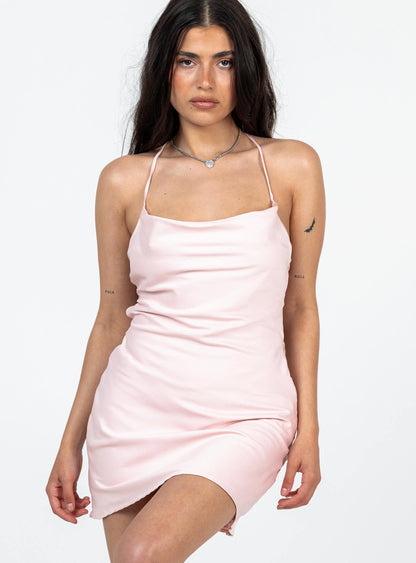 Celena Mini Dress Pink Petite