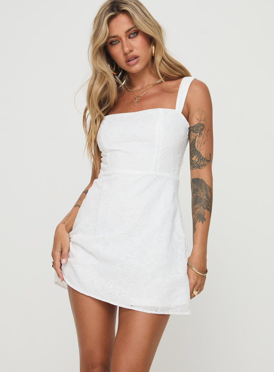 Elestren Mini Dress White · photo 2