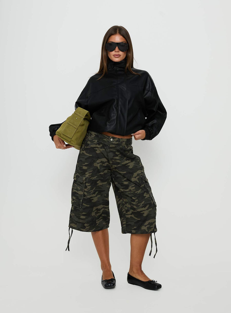 Hudsen Longline Cargo Shorts Camo · photo 8