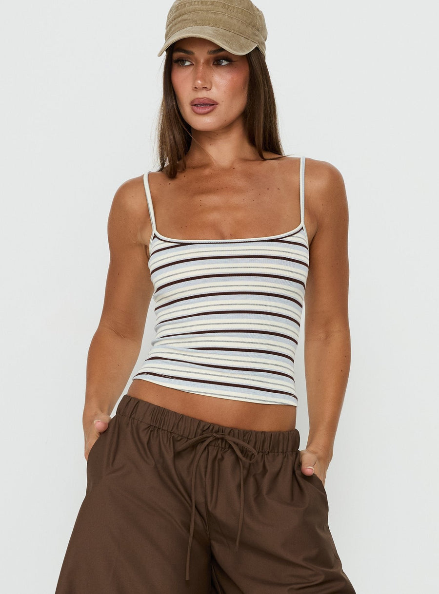 Elzie Knit Cami Tank Multi Stripe · photo 2