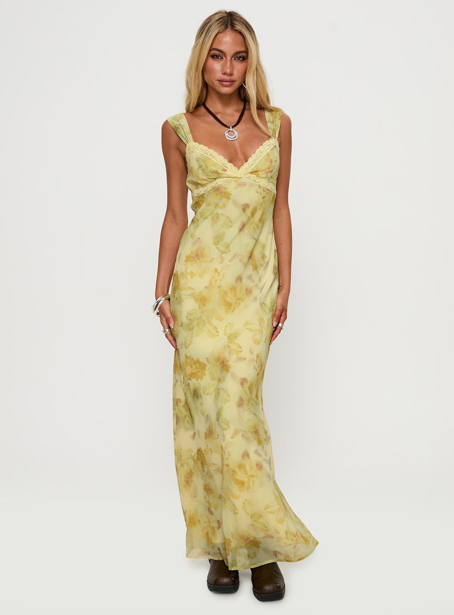 Fernwood Maxi Dress Yellow Multi · photo 2