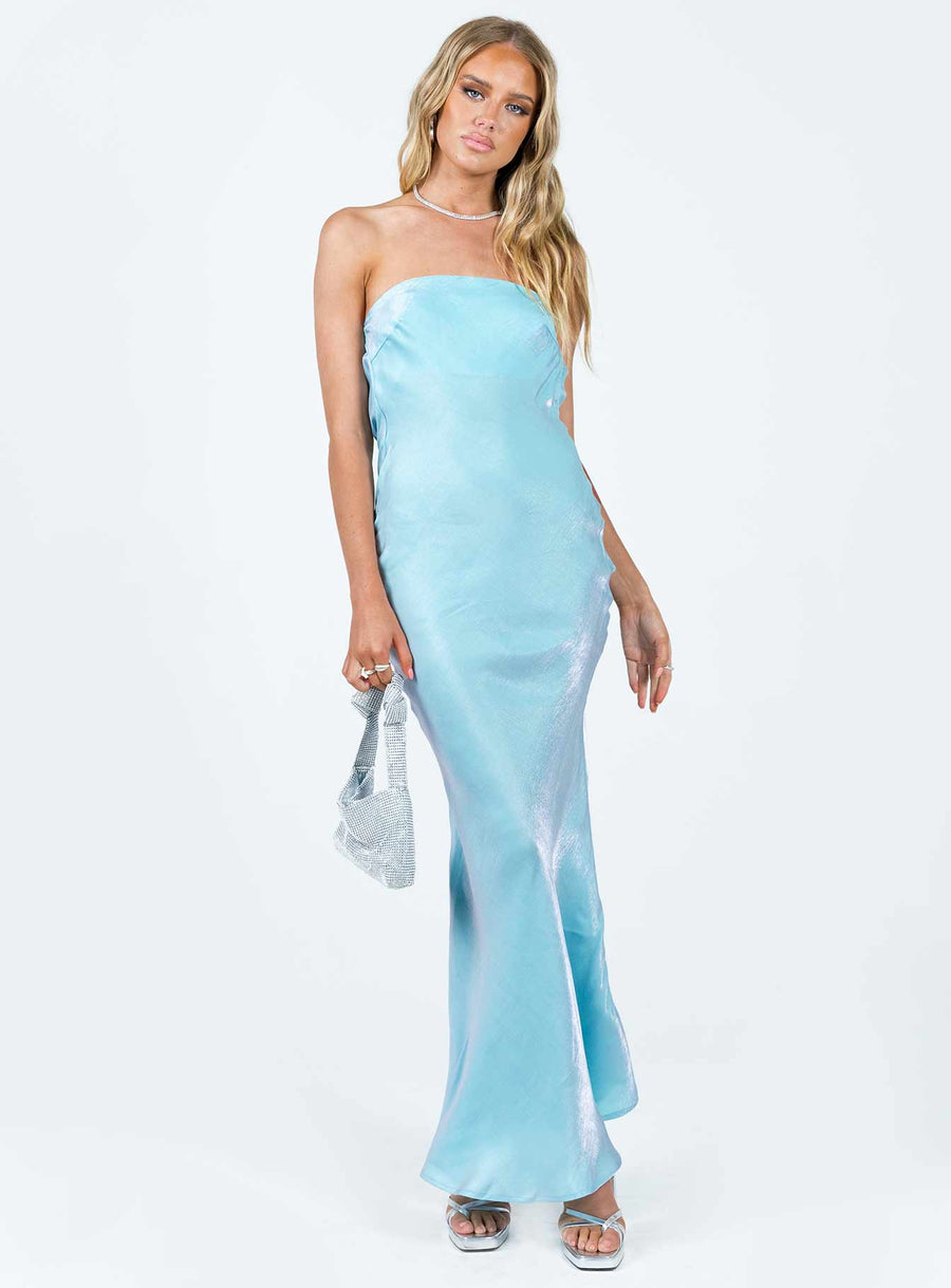 Haley Maxi Dress Blue · photo 2