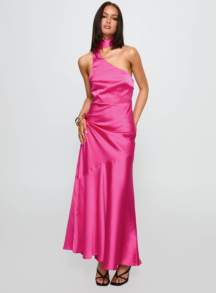 Elixaire Scarf Maxi Dress Pink · photo 1