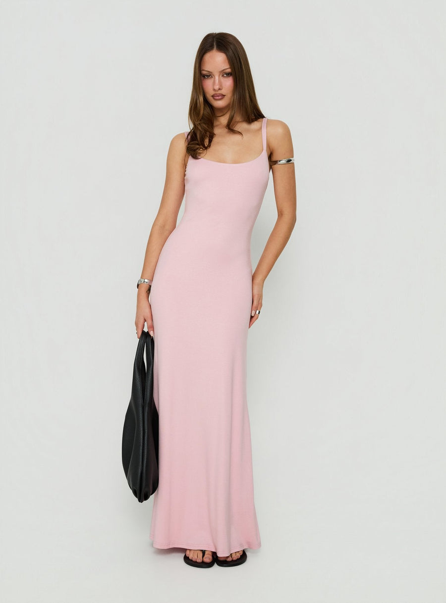 Elecia Scoop Maxi Dress Marshmallow Pink · photo 2