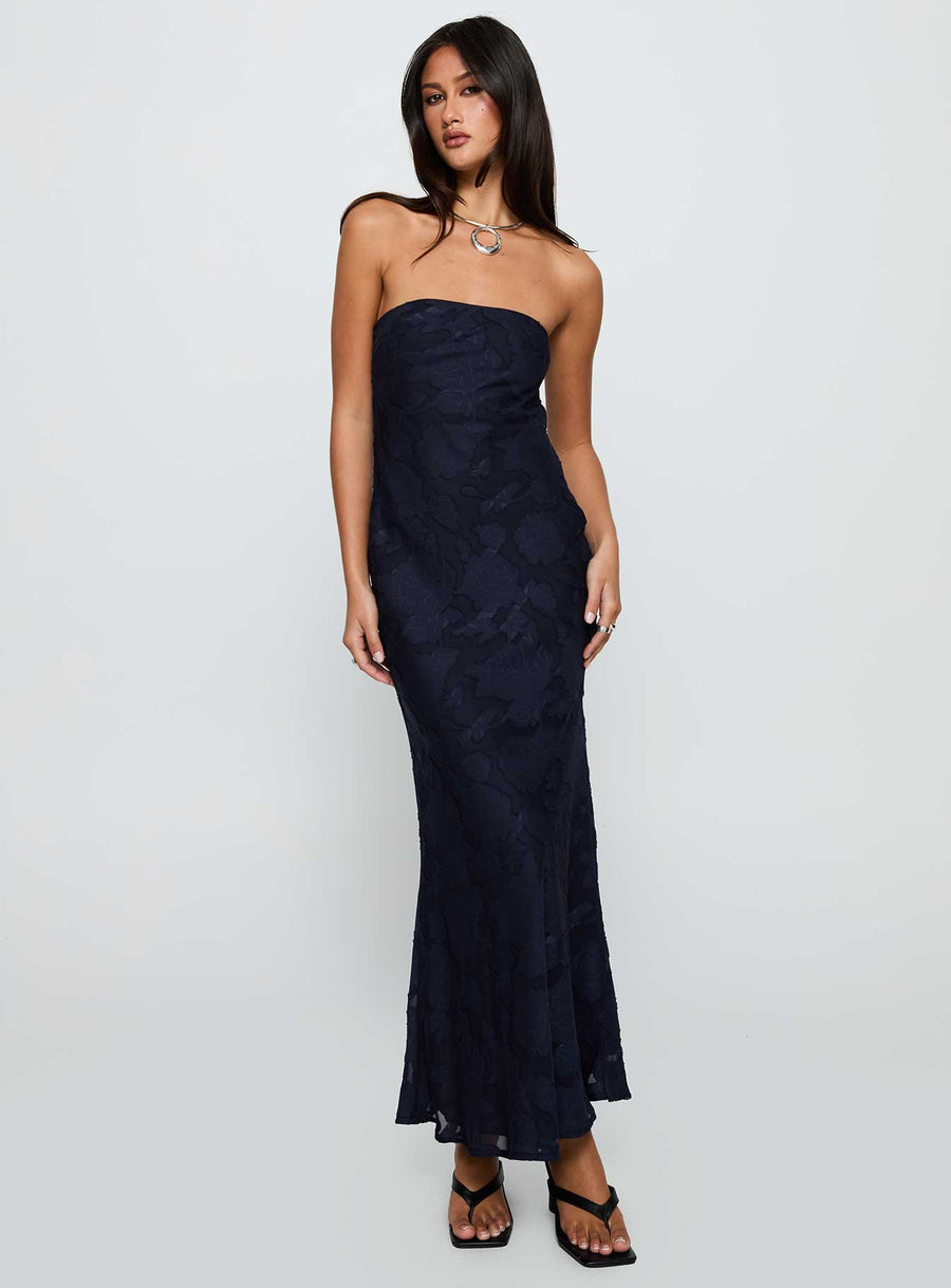 Haley Maxi Dress Navy · photo 1