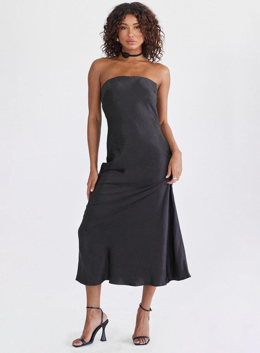 Haley Maxi Dress Black · photo 1