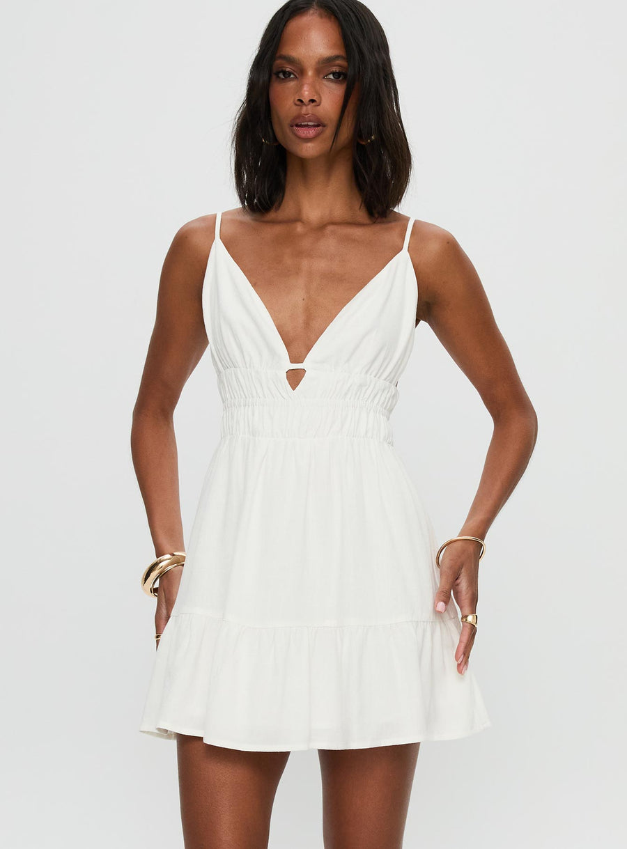 Elpida Mini Dress White · photo 2