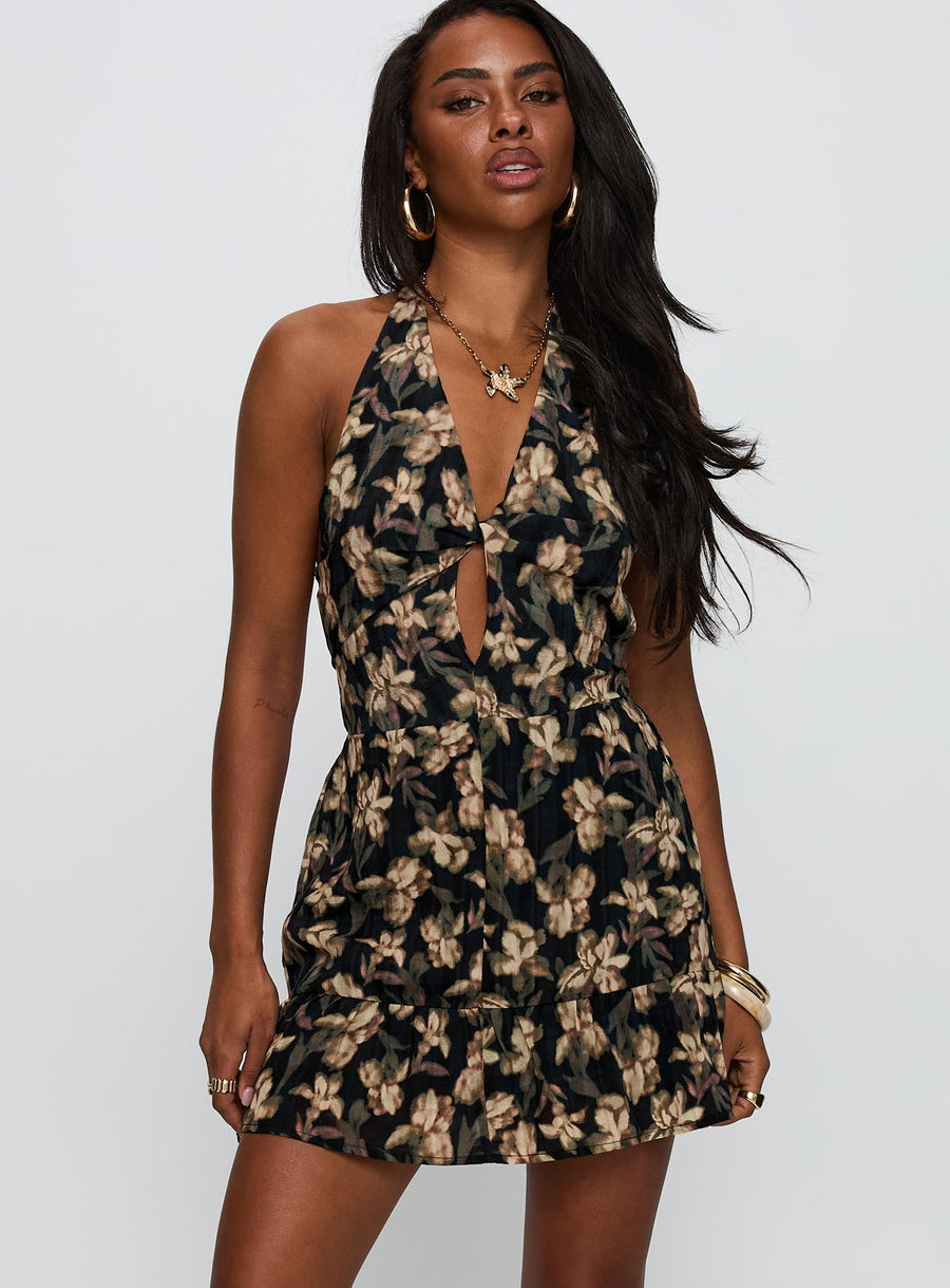 Ivorie Halter Mini Dress Multi · photo 2