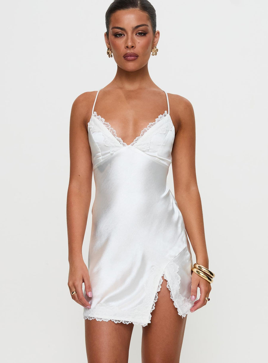 Anysa Mini Dress White · photo 5