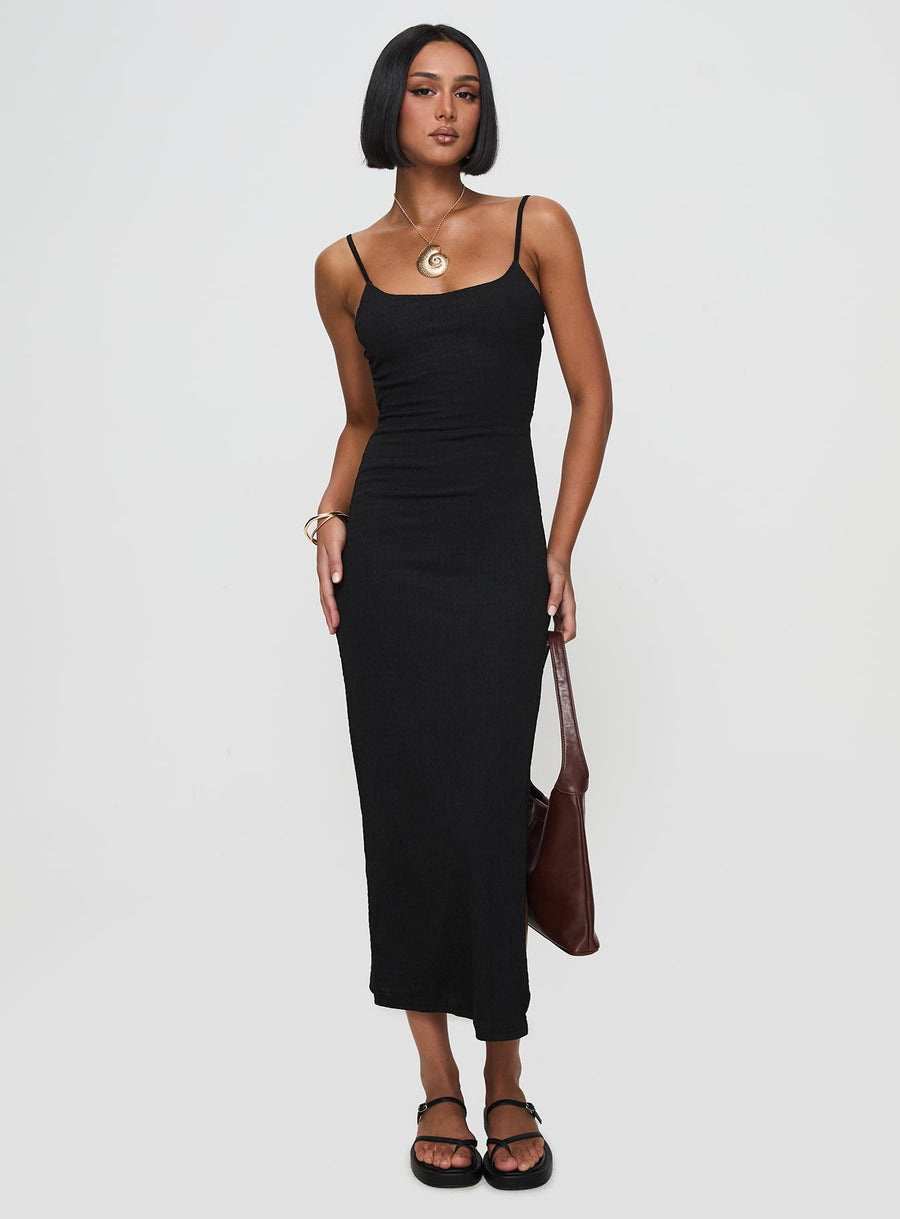 Elestria Maxi Dress Black · photo 2