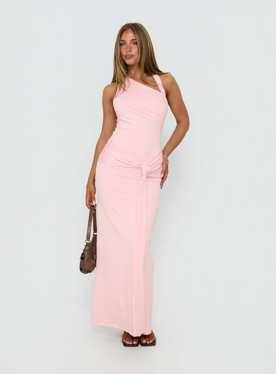 Ivetta Ruched Maxi Dress Pink · photo 2