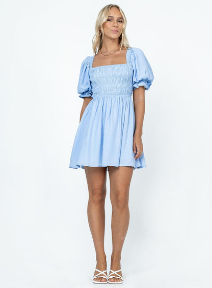 Dani Mini Dress Blue