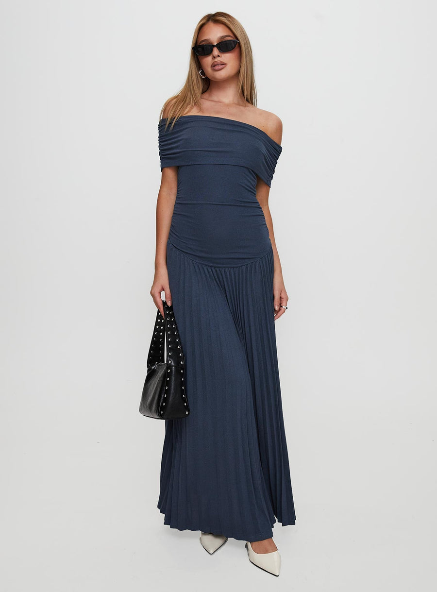 Field Of Dreams Maxi Dress Navy · photo 3