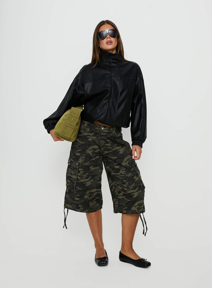Hudsen Longline Cargo Shorts Camo · photo 9