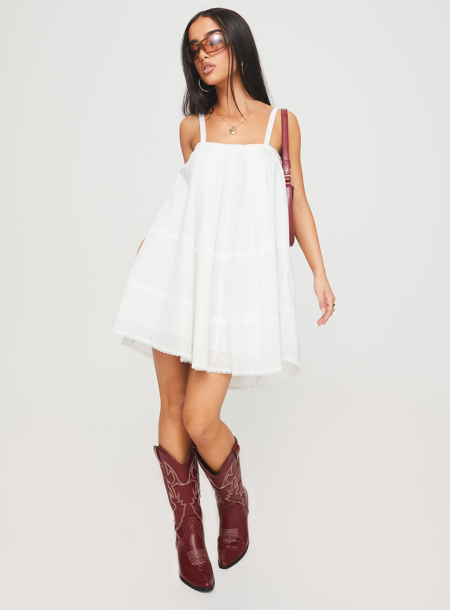 Jubilant Mini Dress White · photo 3