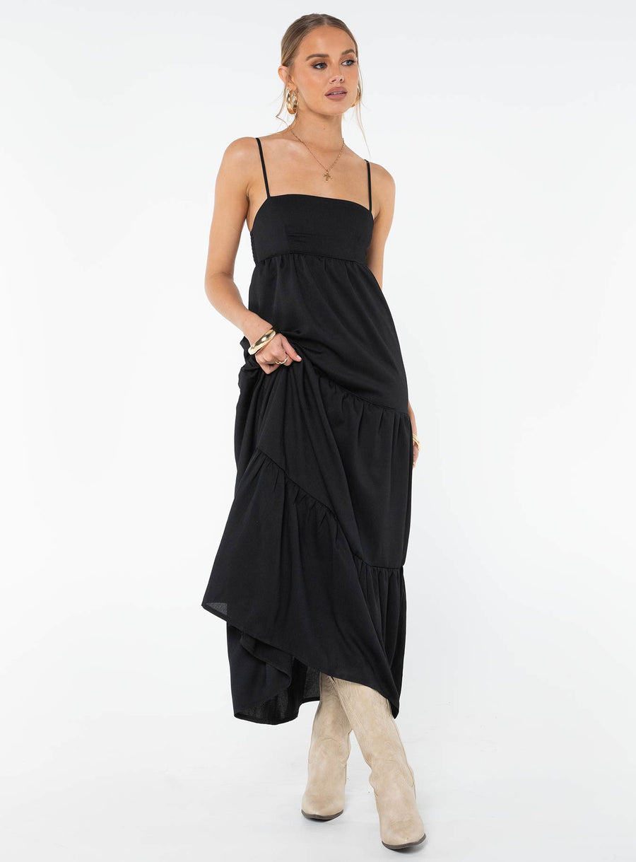 Dunster Maxi Dress Black · photo 3