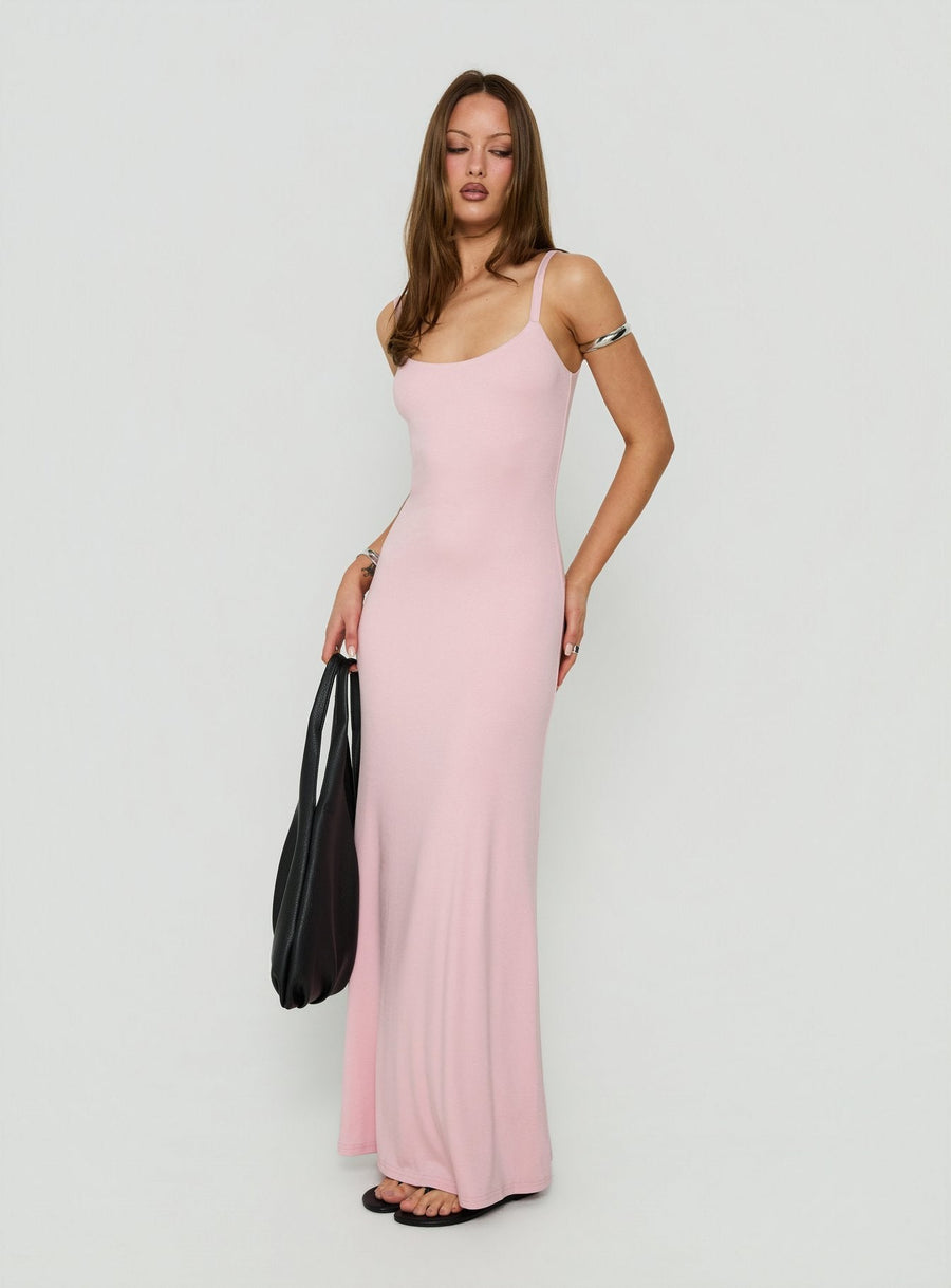 Elecia Scoop Maxi Dress Marshmallow Pink · photo 3