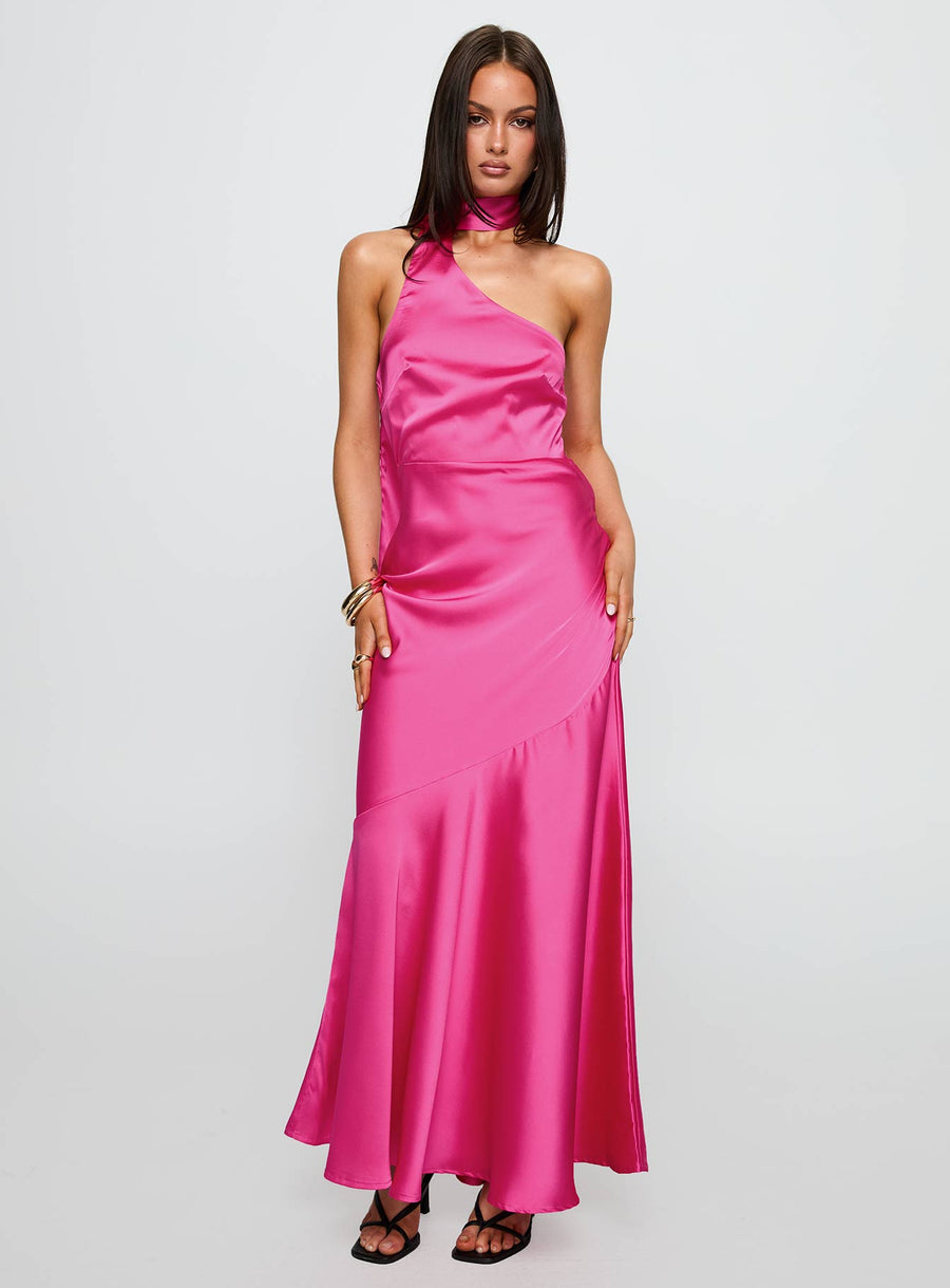 Elixaire Scarf Maxi Dress Pink · photo 2