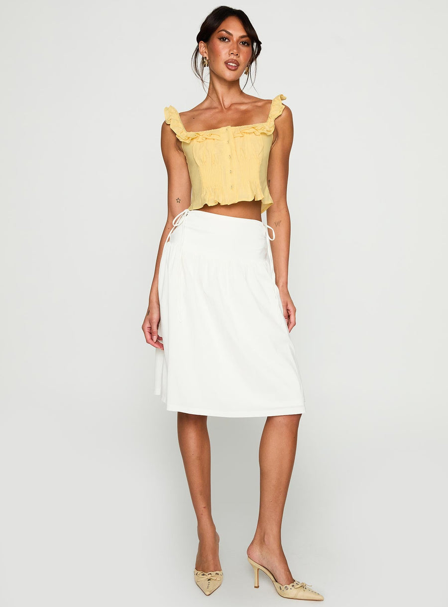 Isadoria Frill Top Yellow · photo 6