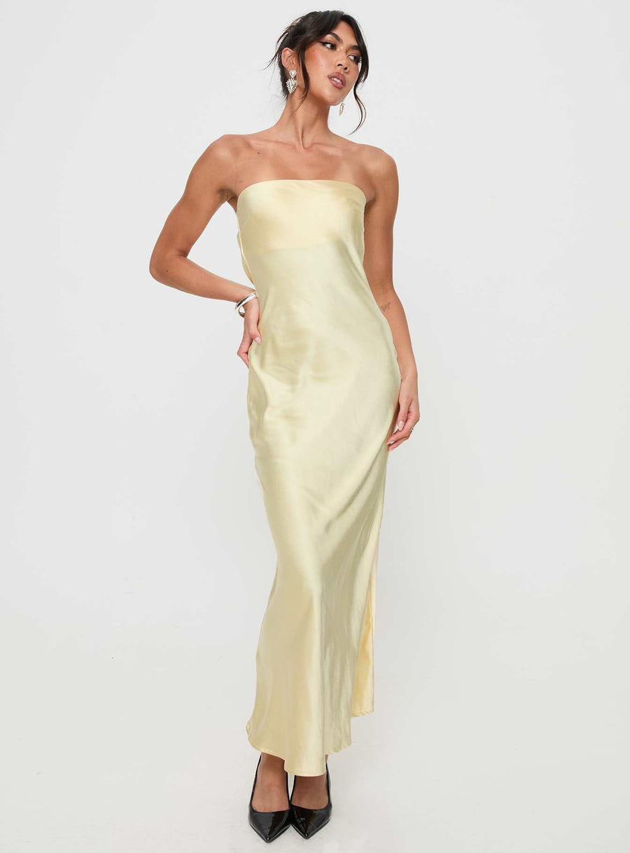 Haley Maxi Dress Yellow · photo 3