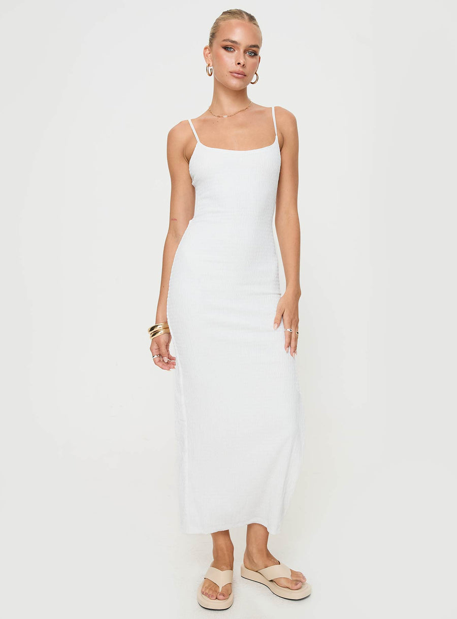 Elestria Maxi Dress White · photo 3