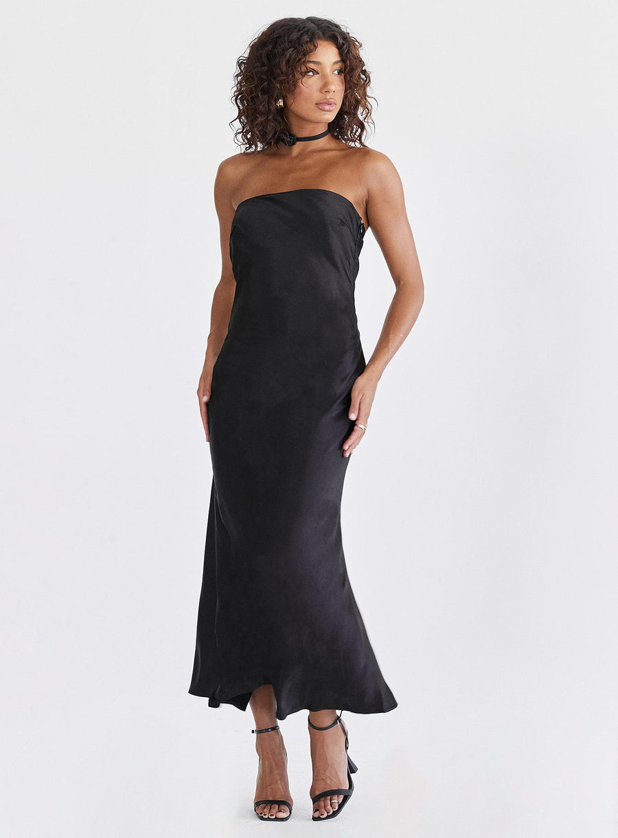 Haley Maxi Dress Black · photo 2