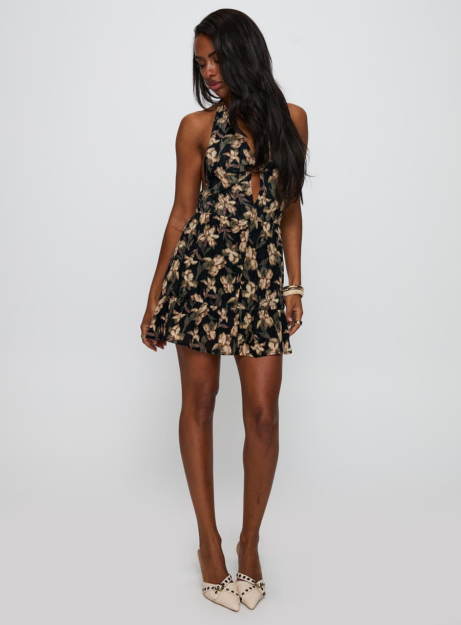 Ivorie Halter Mini Dress Multi · photo 3