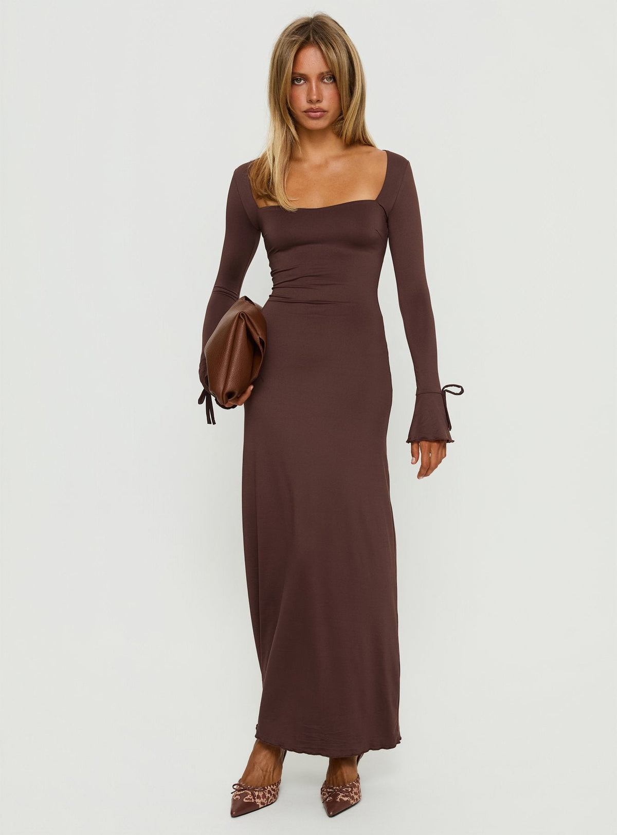 Dalzine Maxi Dress Chocolate