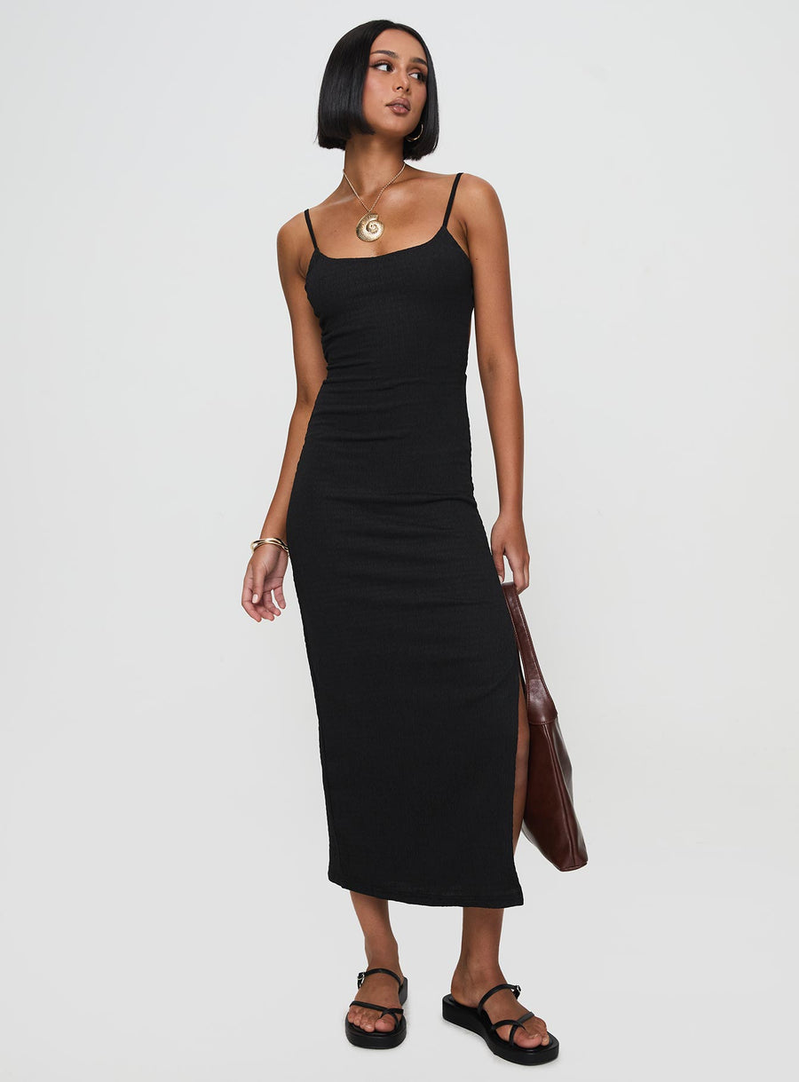 Elestria Maxi Dress Black · photo 3
