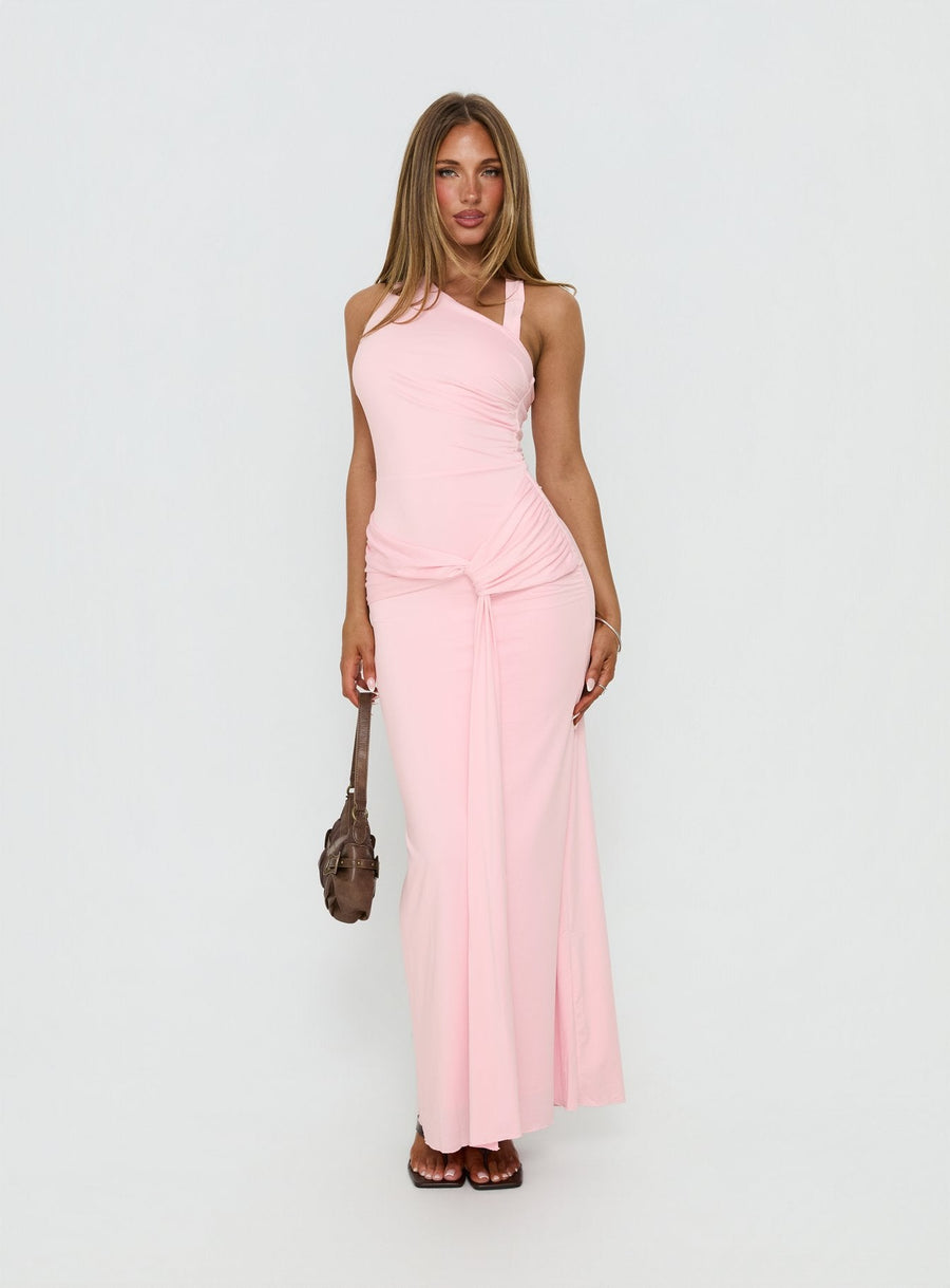 Ivetta Ruched Maxi Dress Pink · photo 3