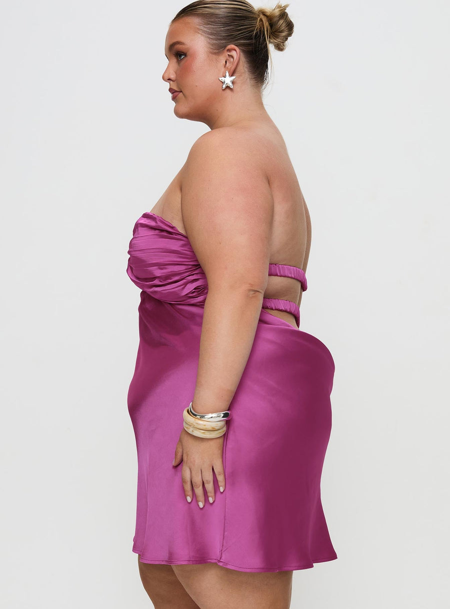 Faviola Mini Dress Purple Curve · photo 4