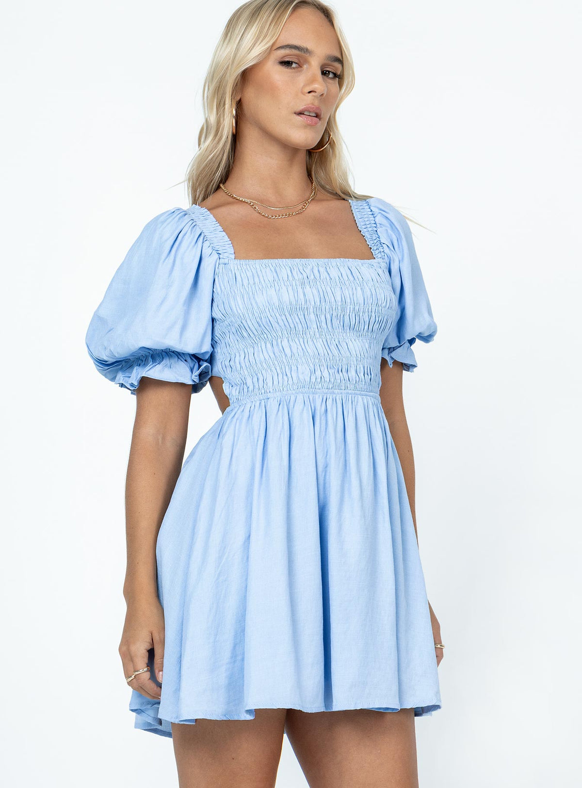 Dani Mini Dress Blue