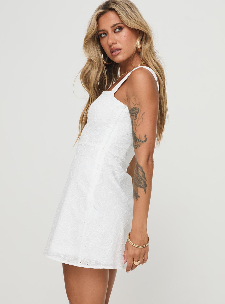 Elestren Mini Dress White · photo 4