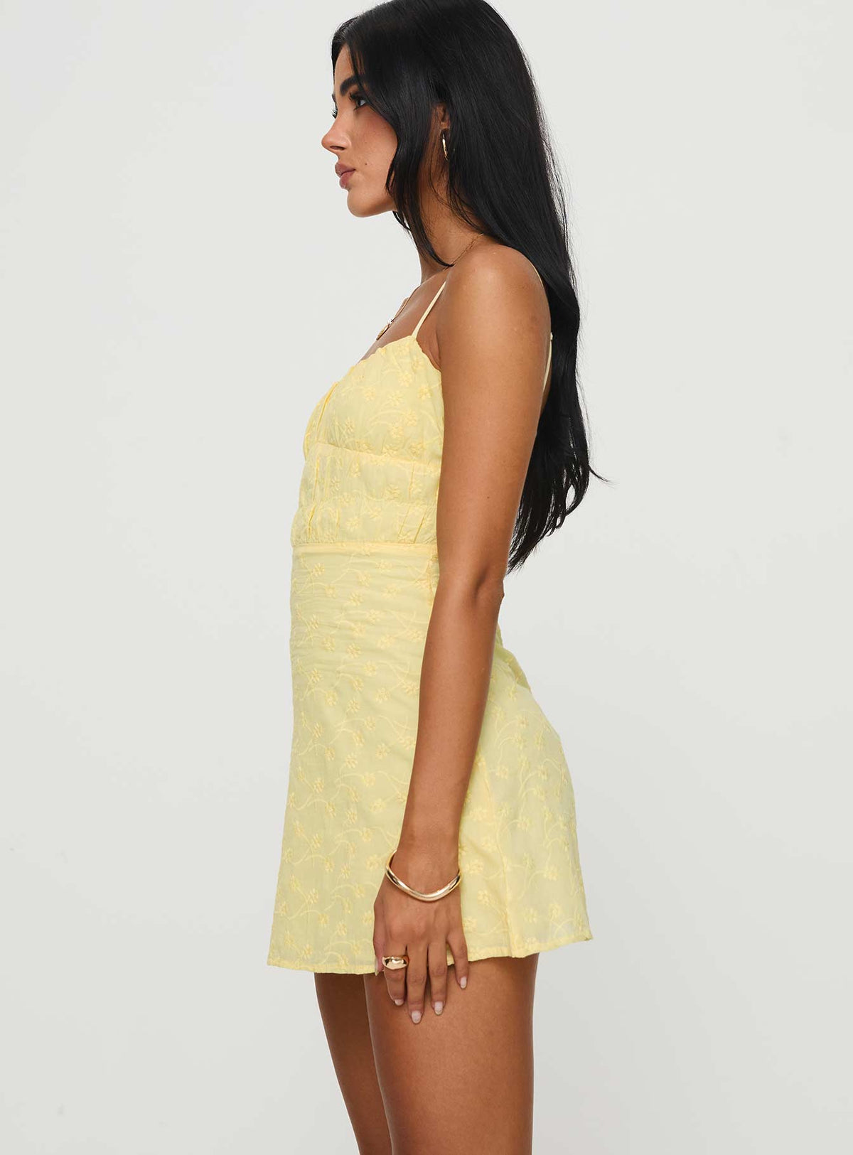Lucius Mini Dress Lemon