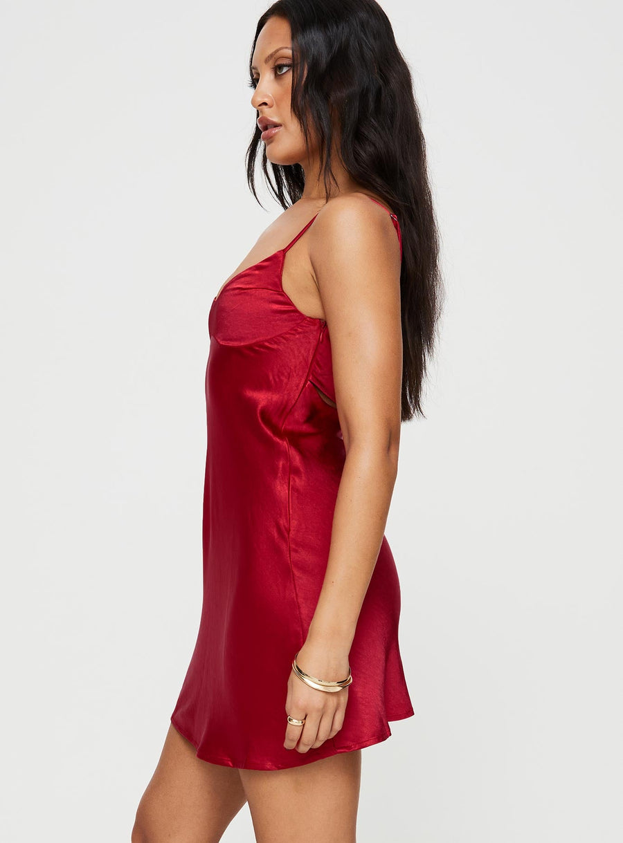 Jazelle Mini Dress Red · photo 6