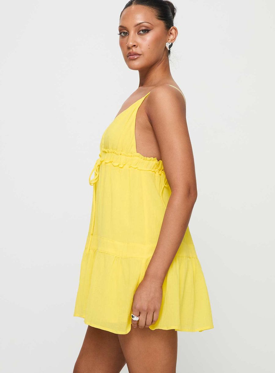 Dionne Mini Dress Lemon · photo 4