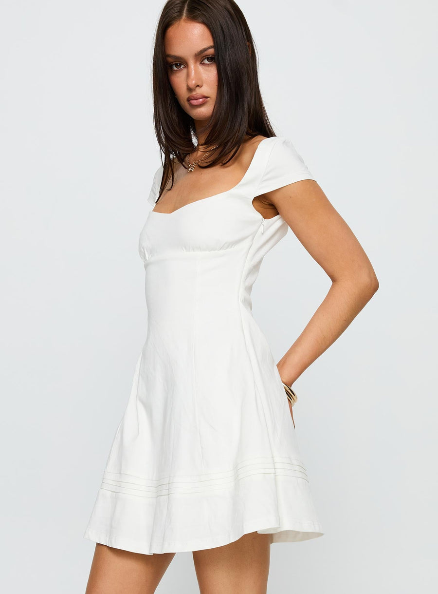 Infinite Wonders Mini Dress White · photo 4