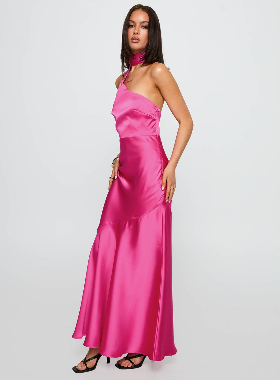 Elixaire Scarf Maxi Dress Pink · photo 3