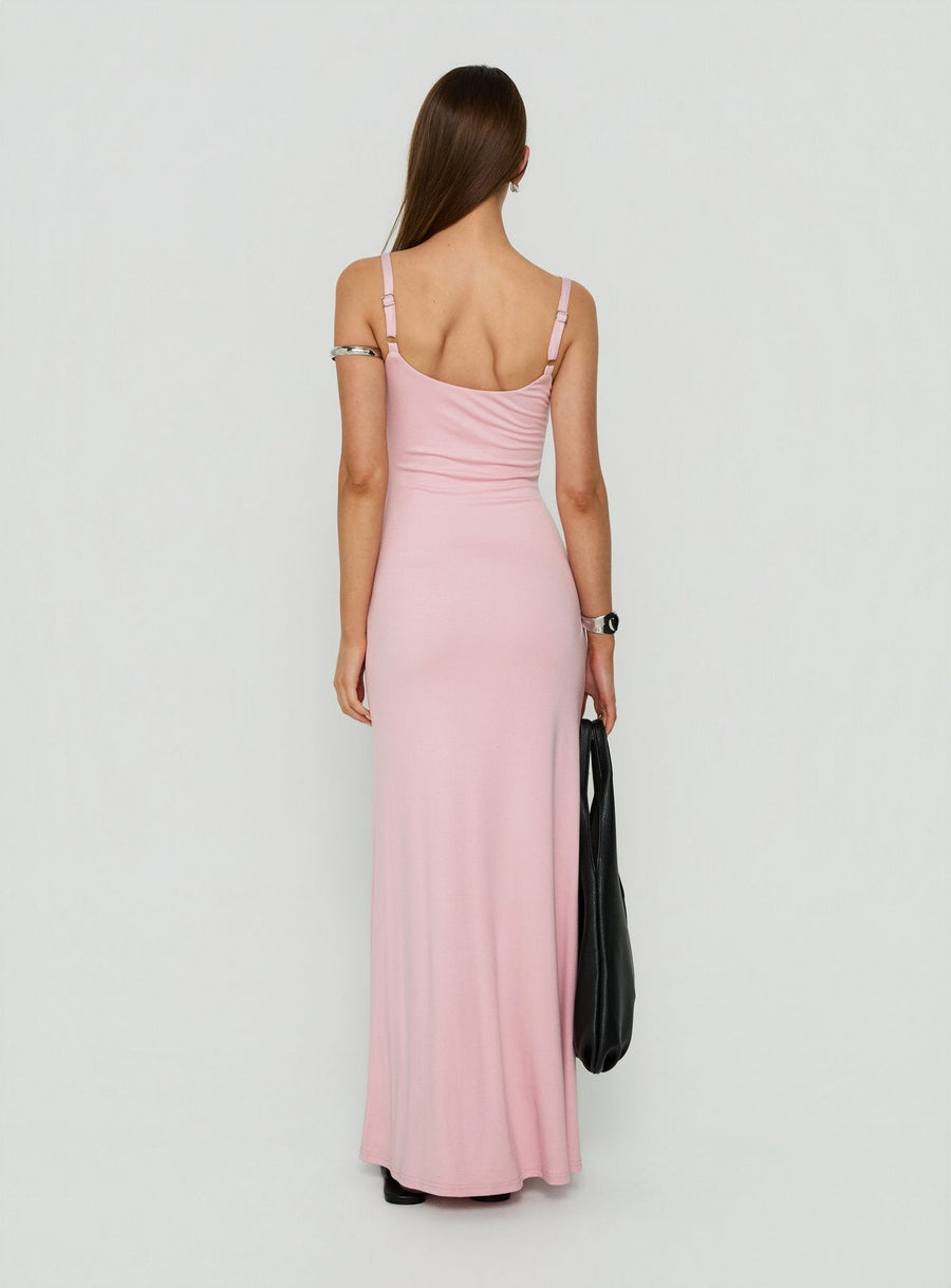 Elecia Scoop Maxi Dress Marshmallow Pink · photo 4