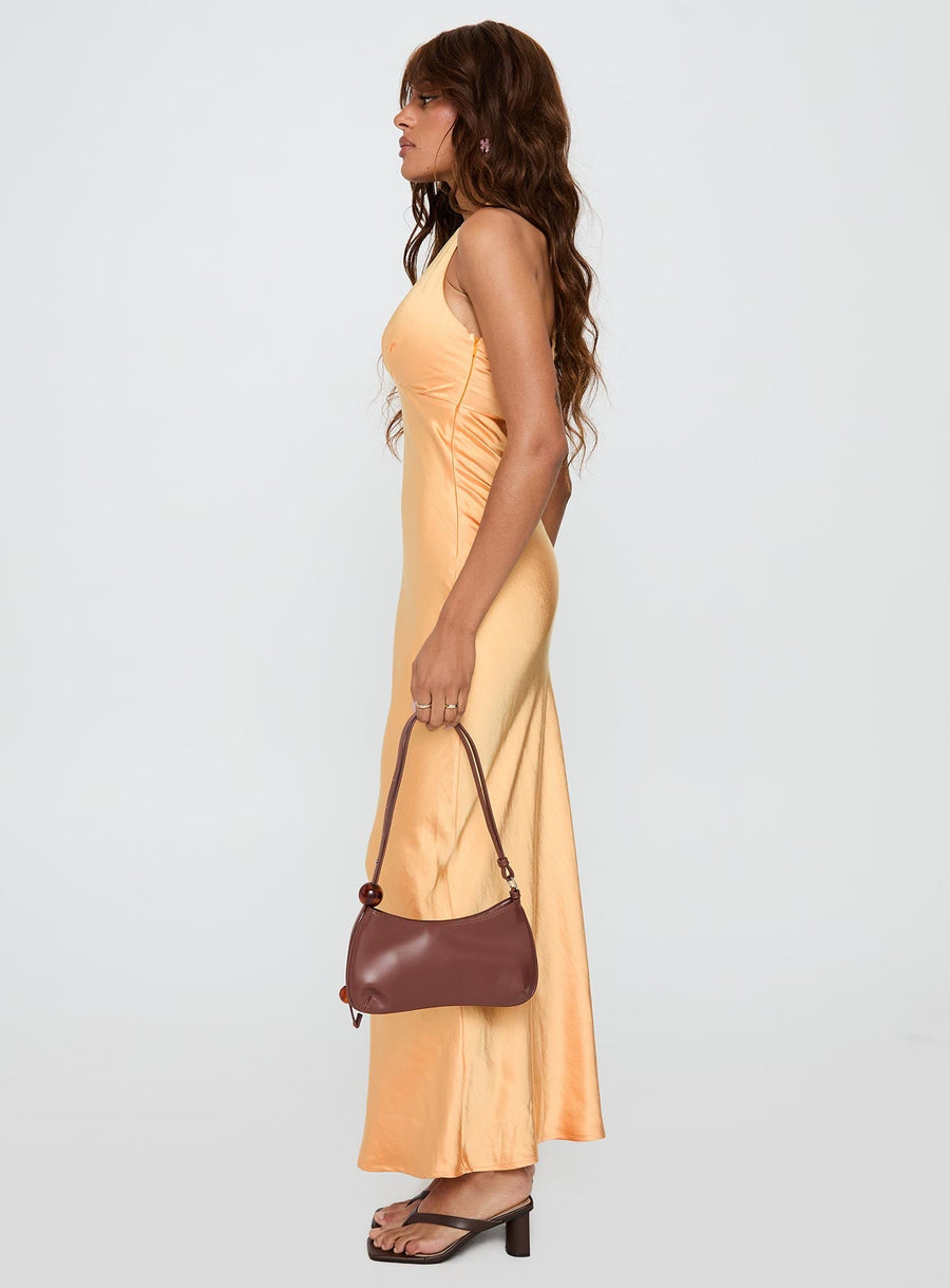 Good For You Halter Maxi Dress Orange · photo 3