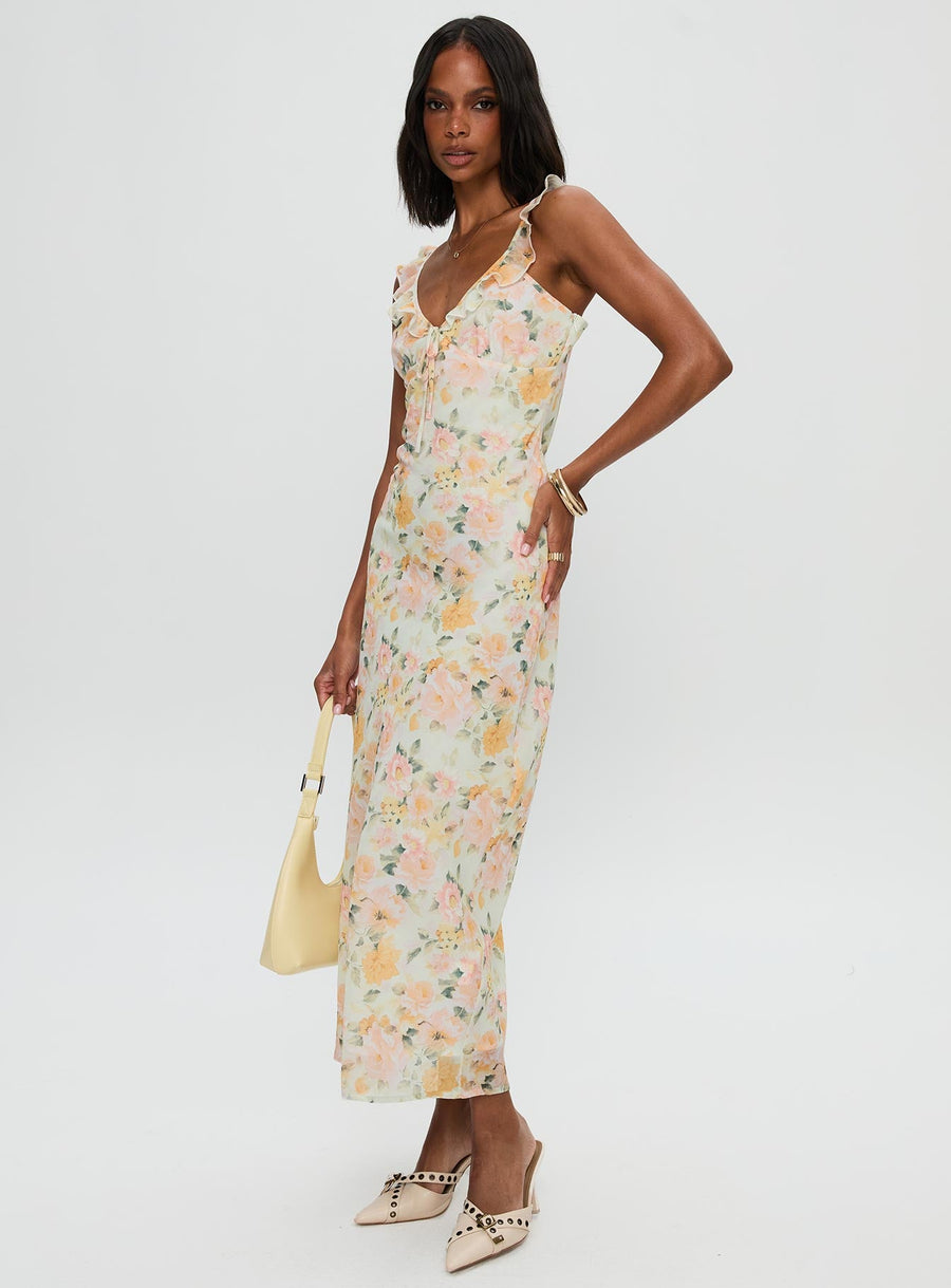 On A Wave Frill Detail Maxi Dress Multi · photo 3