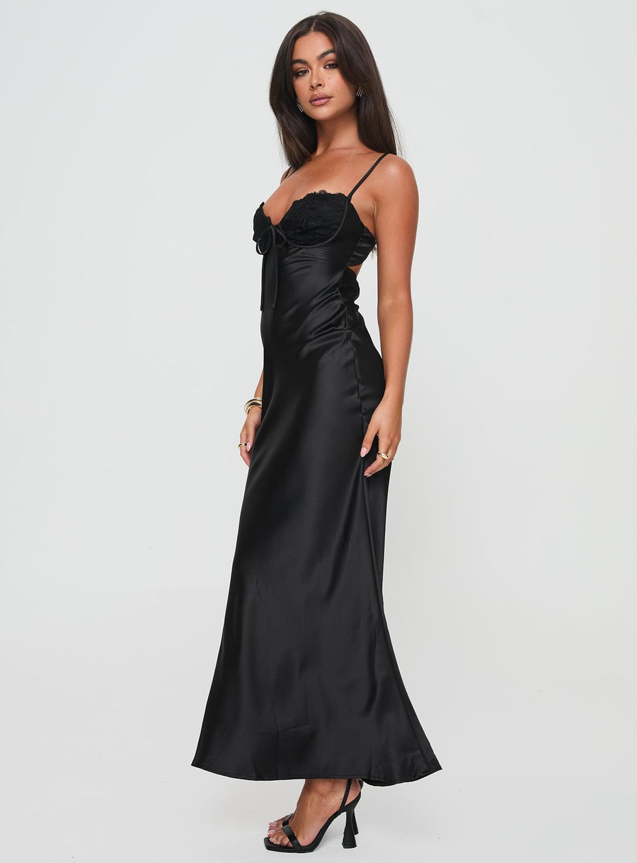 Fadyen Bias Cut Maxi Dress Black · photo 3