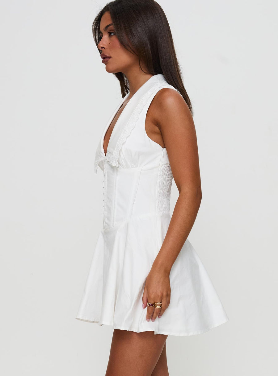 Haworth Mini Dress White · photo 4